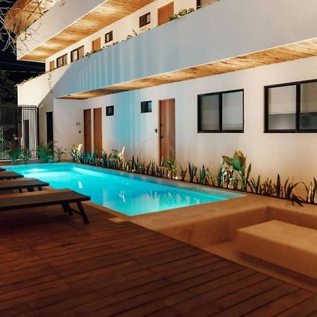Cozy Apartment With Pool In Bacalar Center Exterior photo